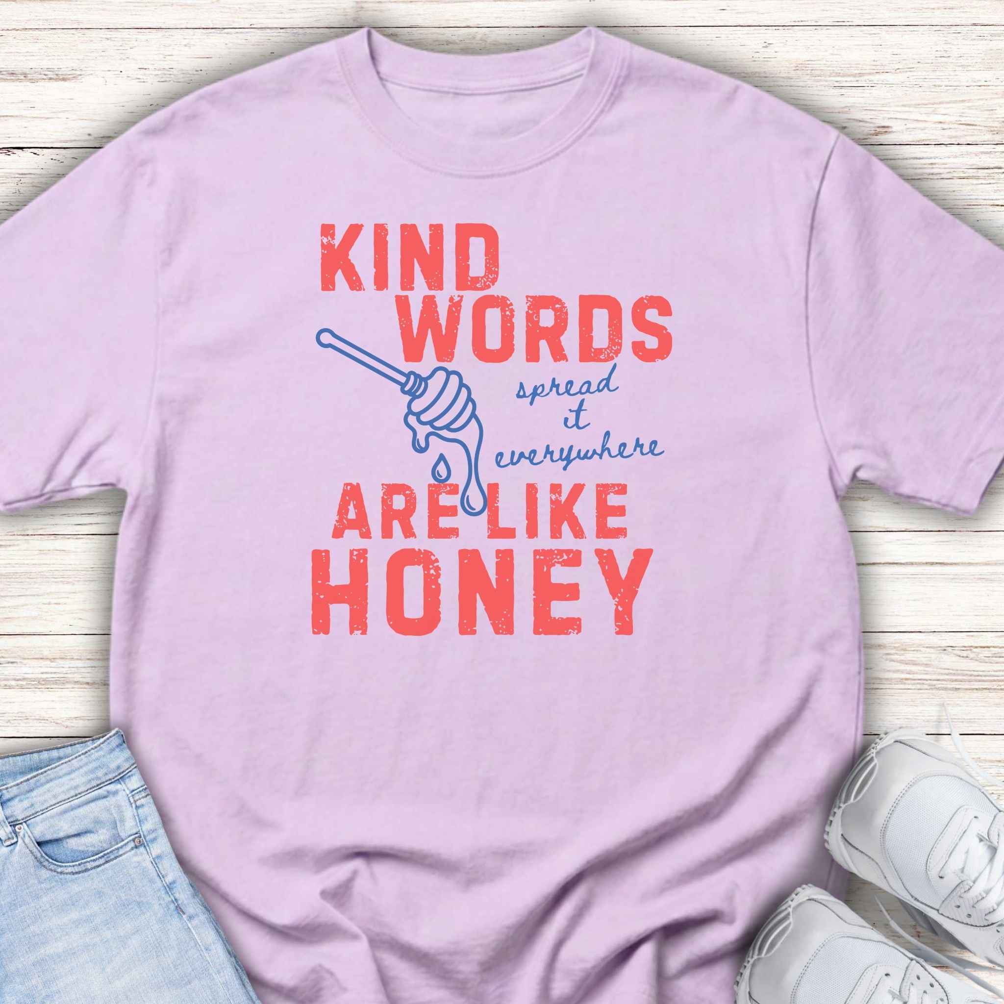 Youth Tee — "Kind Words Are Like Honey" Proverbs 16:24