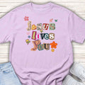 Kids "Jesus Loves You" Retro Floral Tee