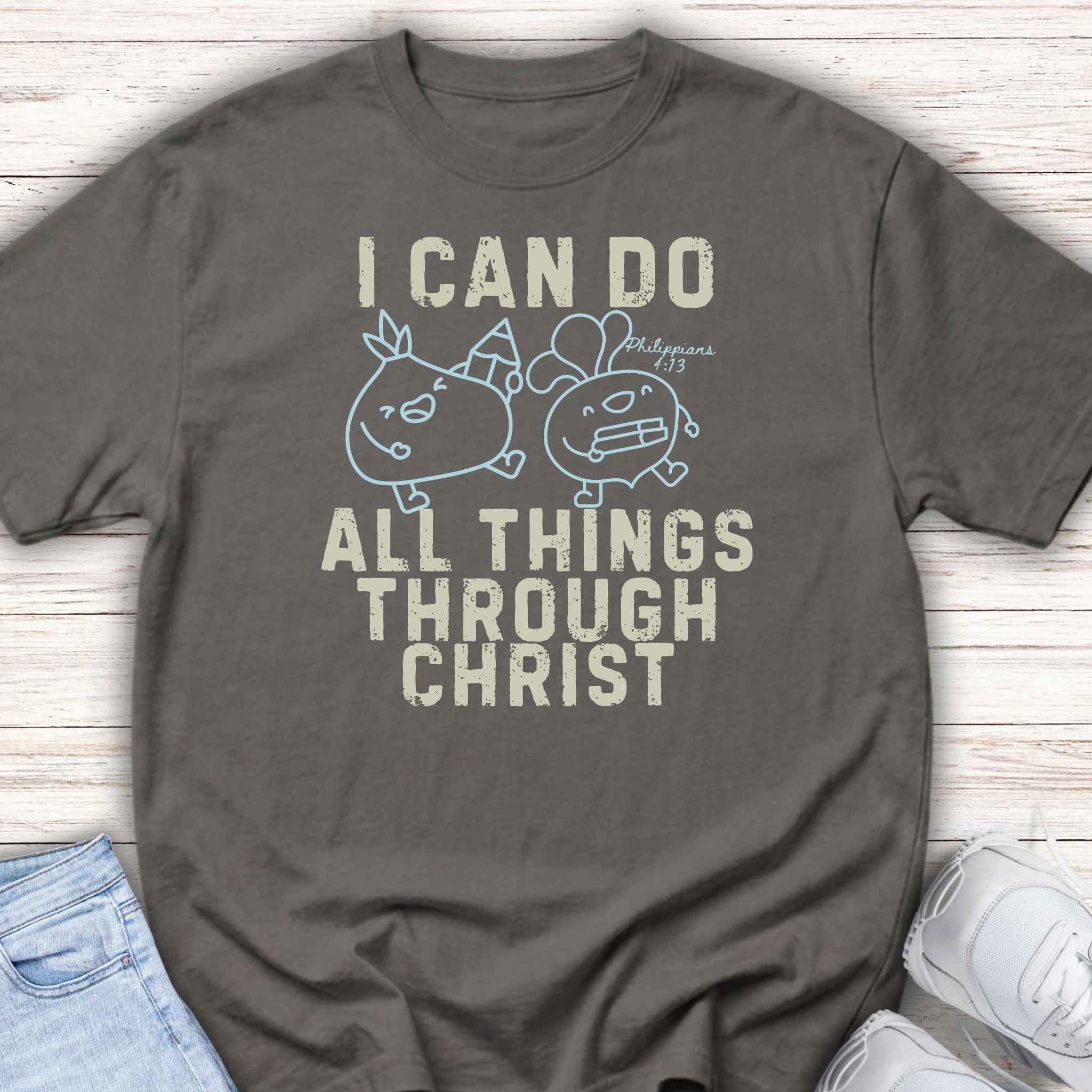 Youth Tee — "I Can Do All Things Through Christ"Shirt