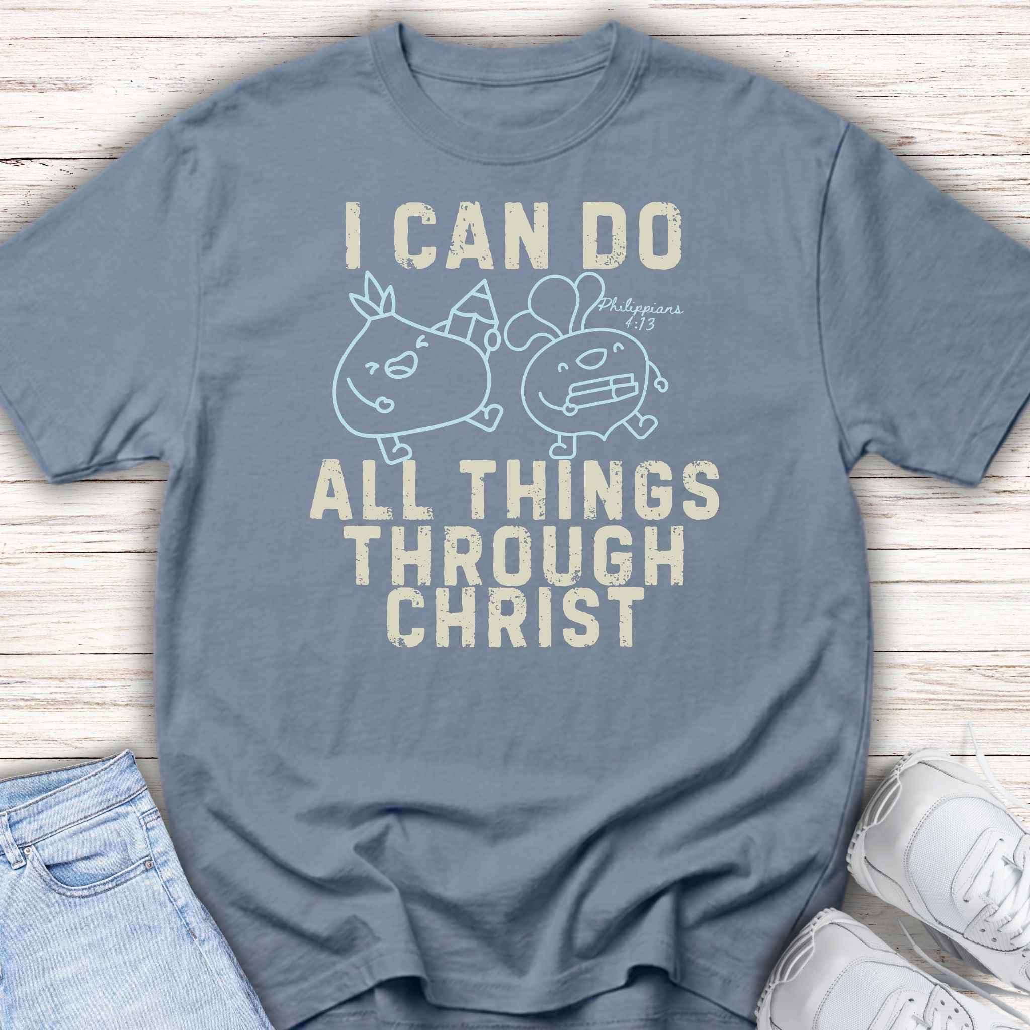 Youth Tee — "I Can Do All Things Through Christ"Shirt