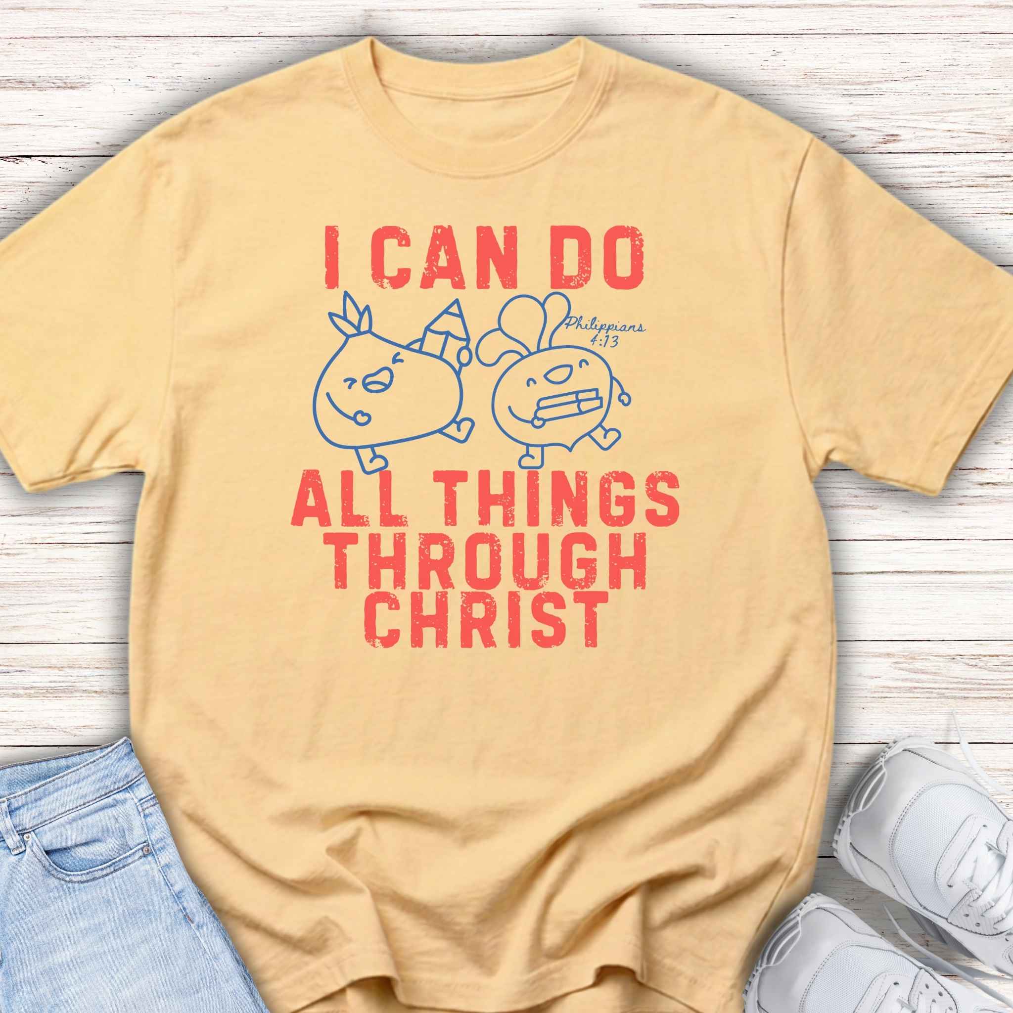 Youth Tee — "I Can Do All Things Through Christ"Shirt