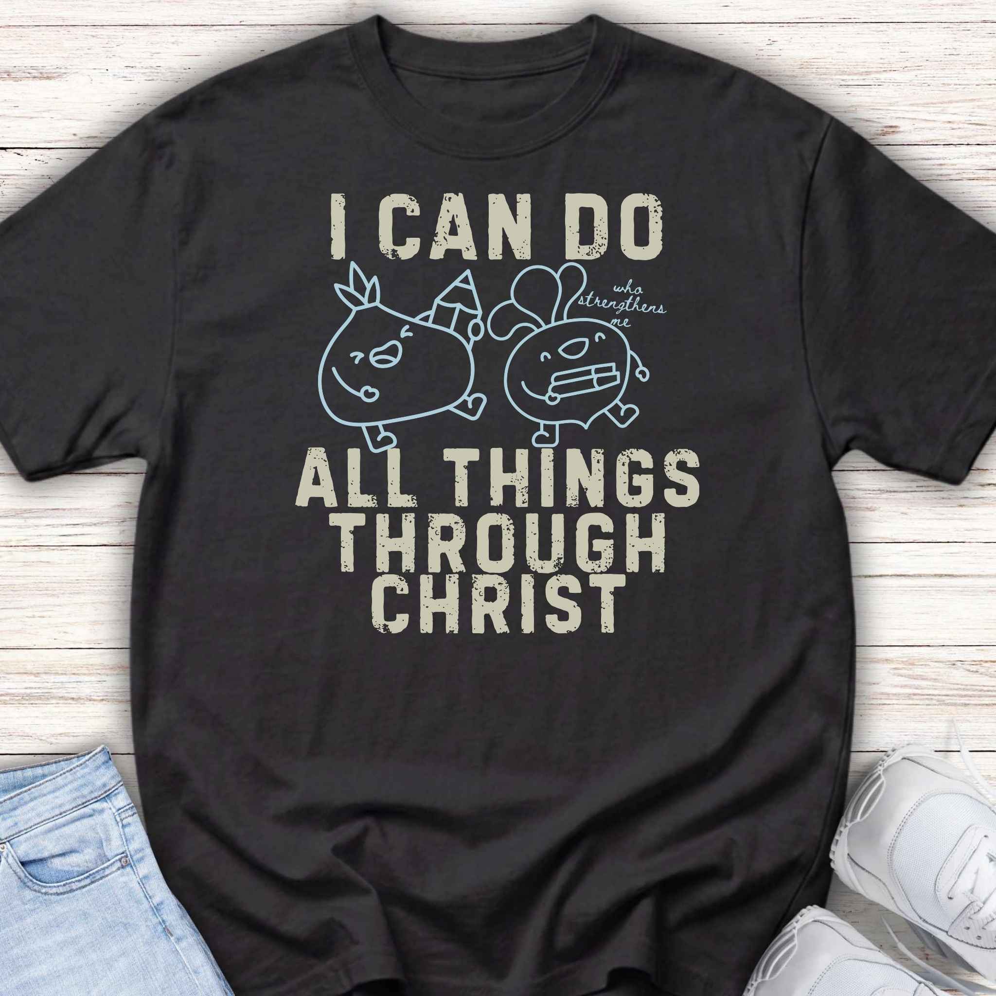 Youth Tee — "I Can Do All Things Through Christ"