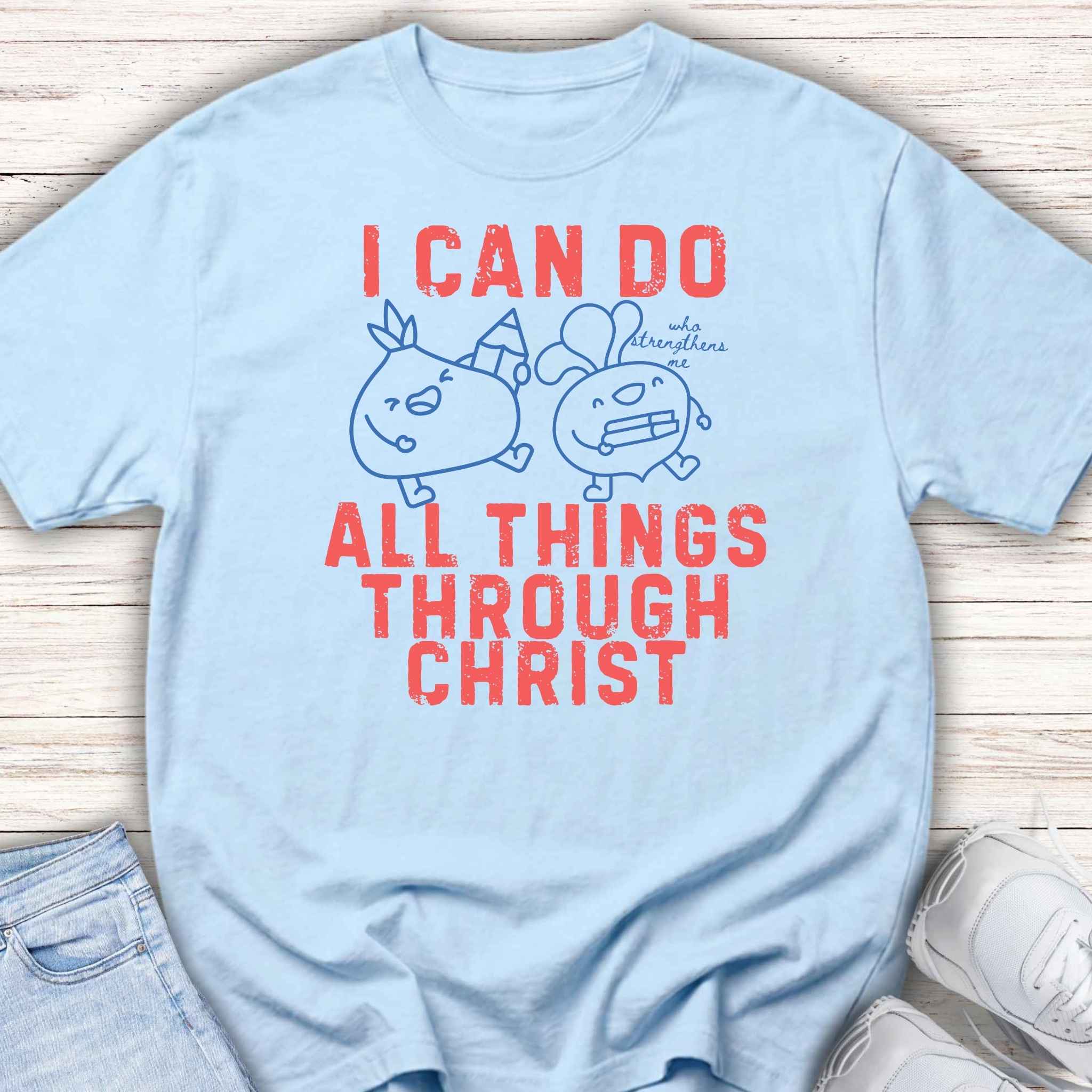 Youth Tee — "I Can Do All Things Through Christ"