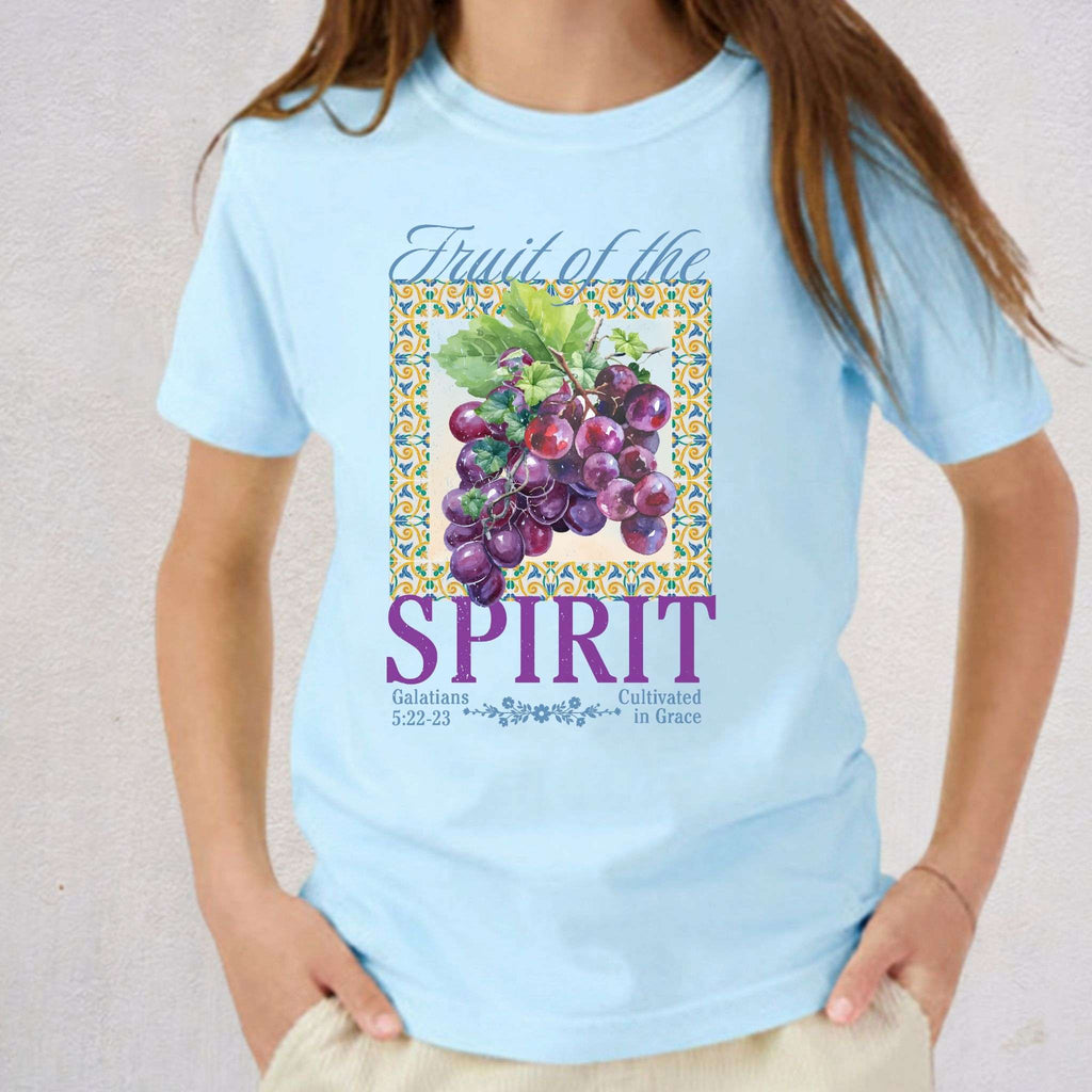 Youth Tee — "Fruit of the Spirit" Grapes Shirt