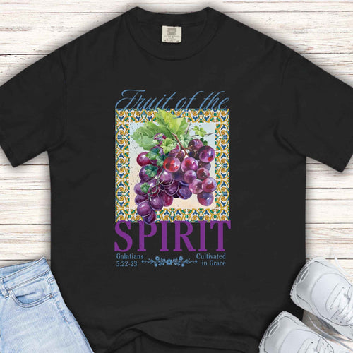Youth Tee — "Fruit of the Spirit" Grapes Shirt