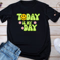 Kids "Today Is My Day" Smile Graphic Tee