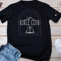 Kids Bible Club T‑Shirt — Youth Christian Church Tee with Cross & Open Bible Design
