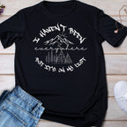 Kids Tee — "I Haven't Been Everywhere But It's On My List" Adventure Mountain Graphic