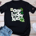 Kids Tee — "One Lucky Kid" Shamrock St. Patrick’s Day Shirt