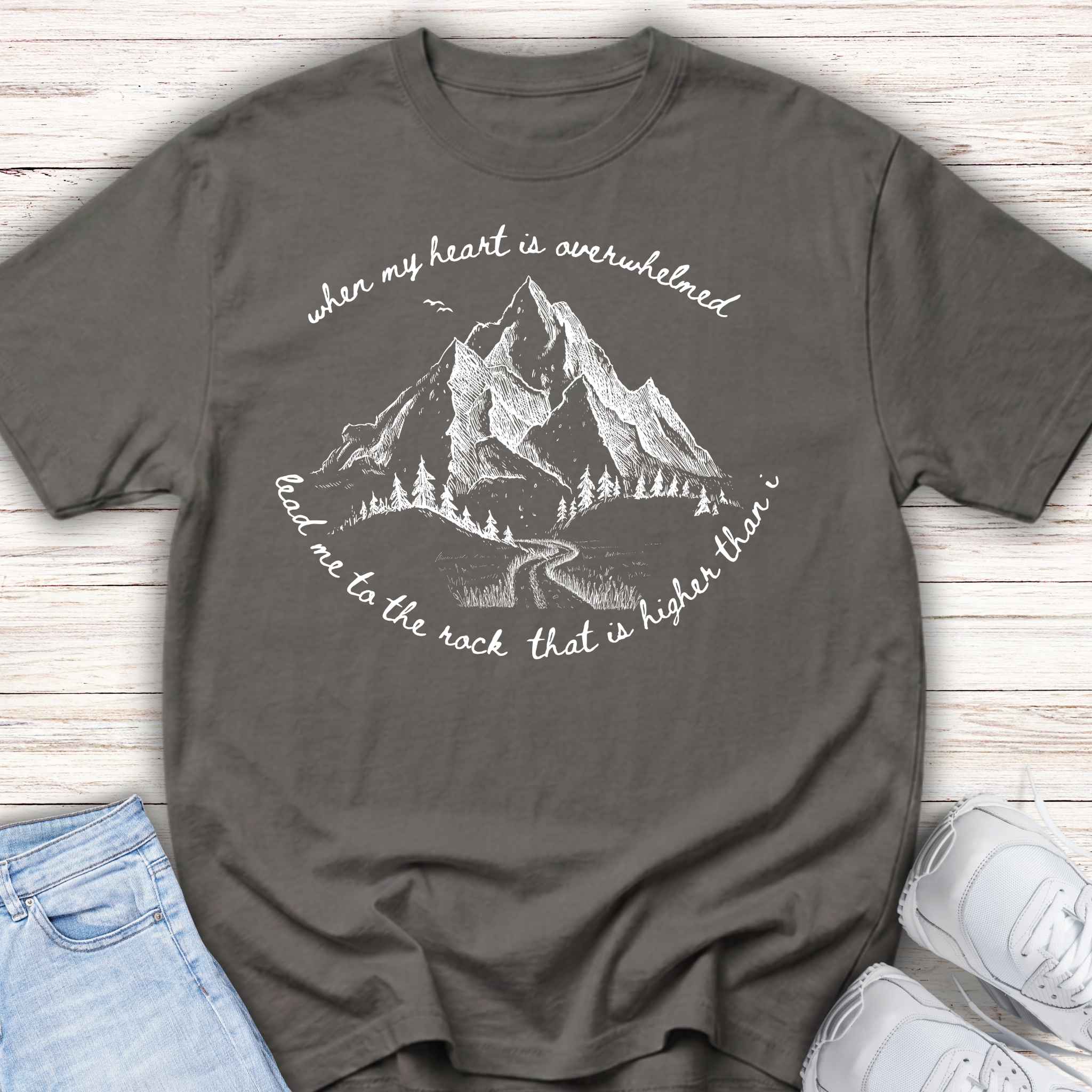 when my heart is overwhelmed youth tee