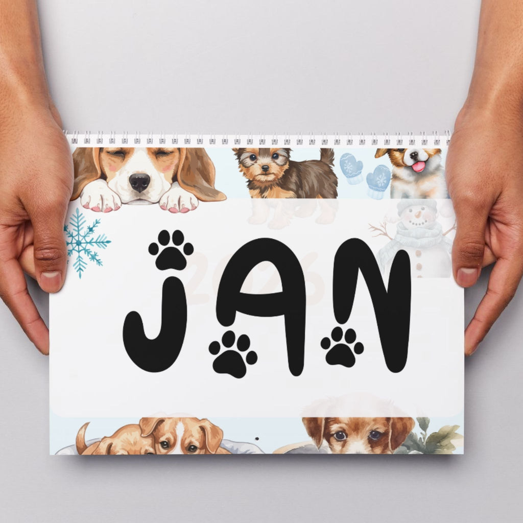 Watercolor Dogs Kids Calendar 2026 Wall Calendar | Cute Puppy Illustrations