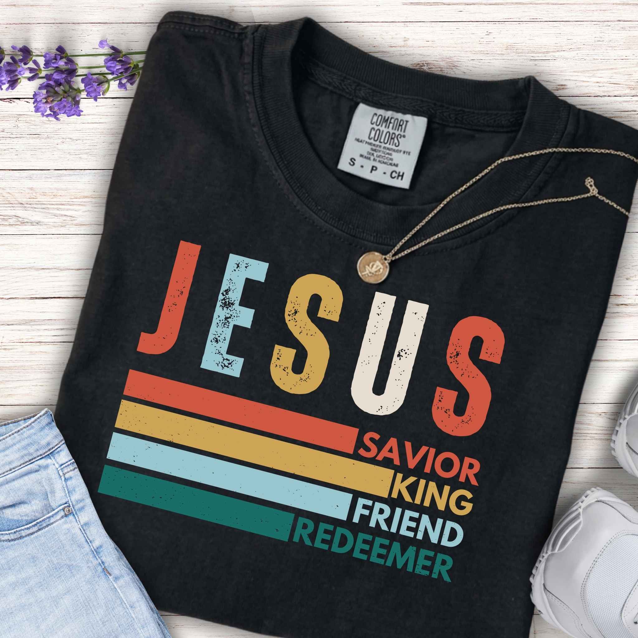 retro Jesus tee