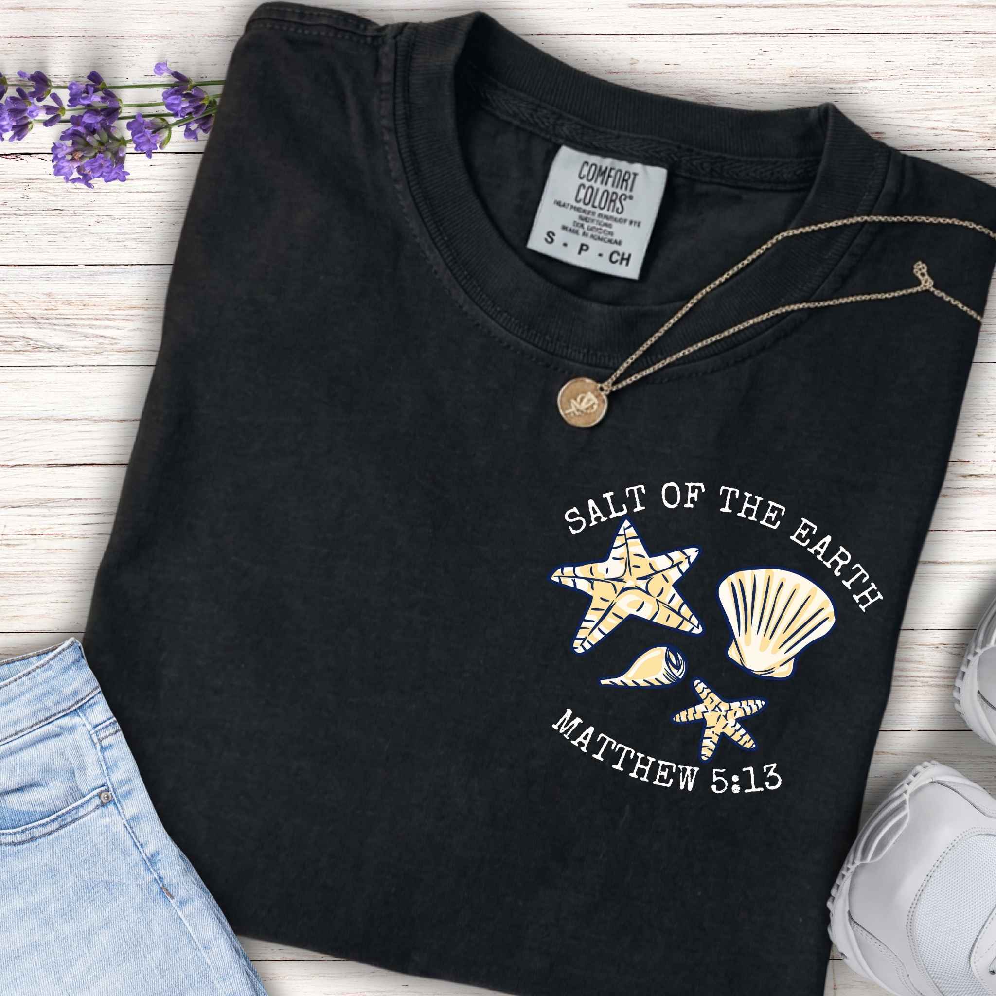 "Salt of the Earth" -Matthew 5:13 Christian Beach Shirt