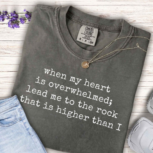 Youth Tee — "When my heart is overwhelmed Youth Tee