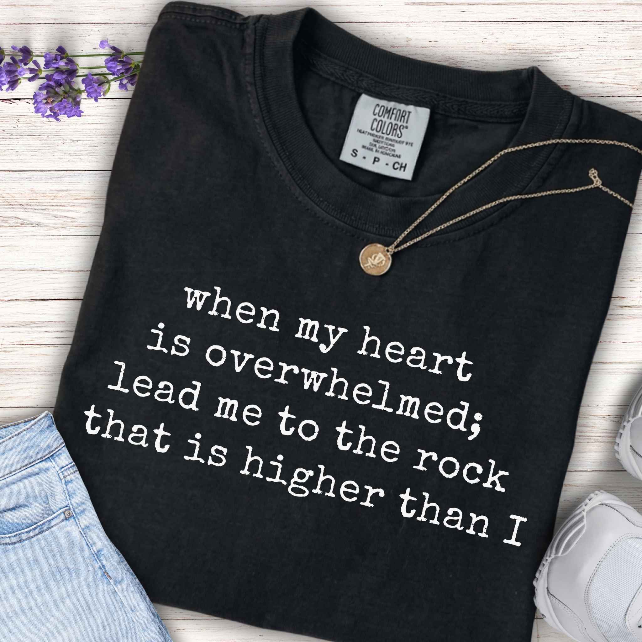 Youth Tee — "When my heart is overwhelmed Youth Tee