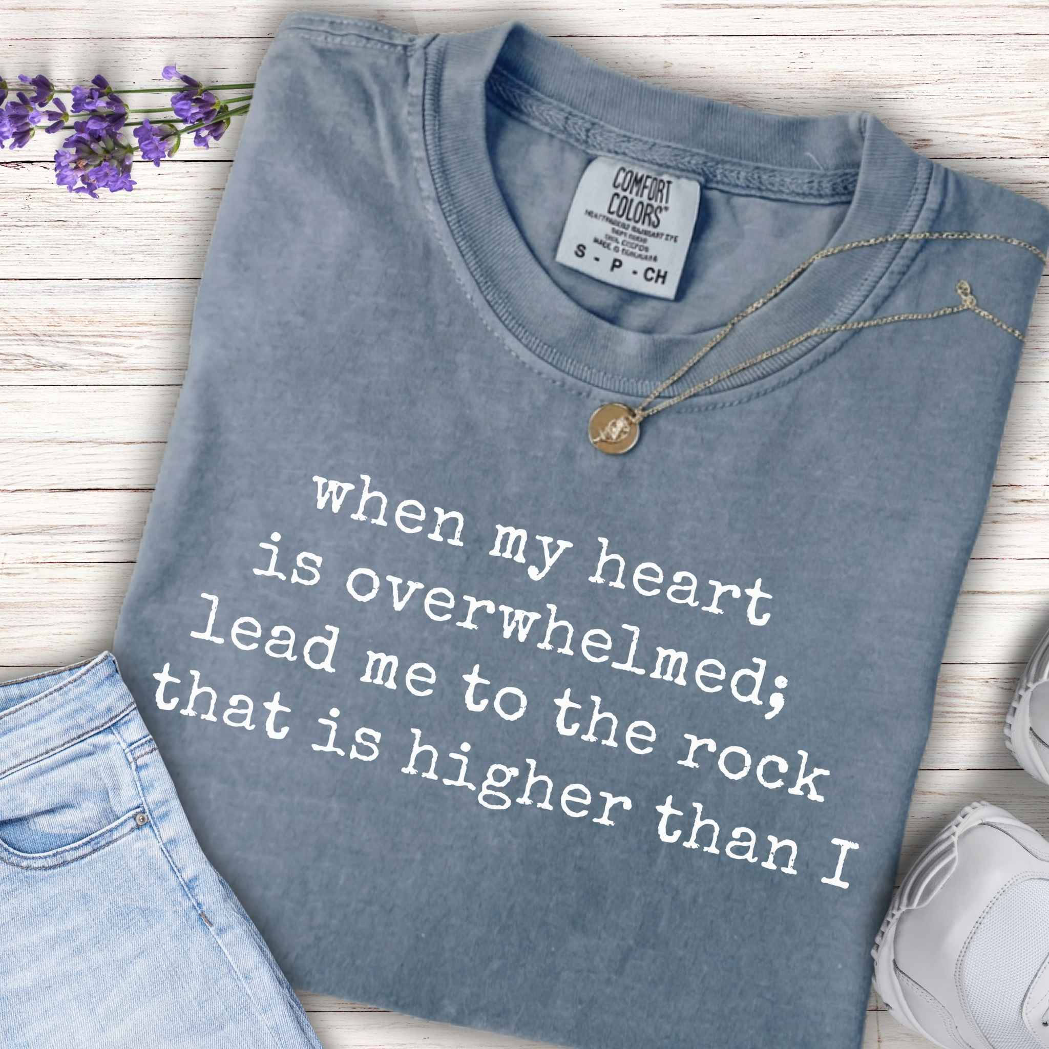 Youth Tee — "When my heart is overwhelmed Youth Tee